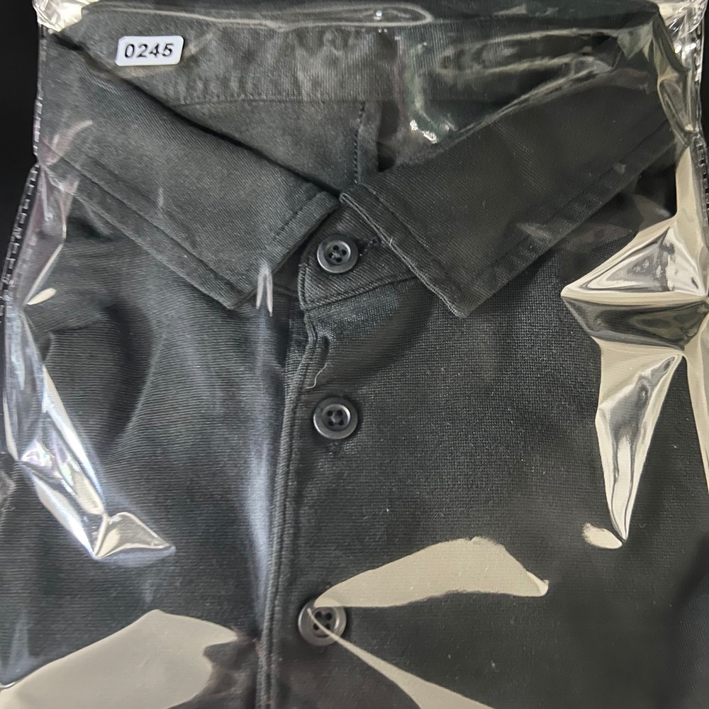 Lululemon Mens Evolution Short Sleeve Polo Shirt Black Size XL Athletic Golf - Picture 8 of 8